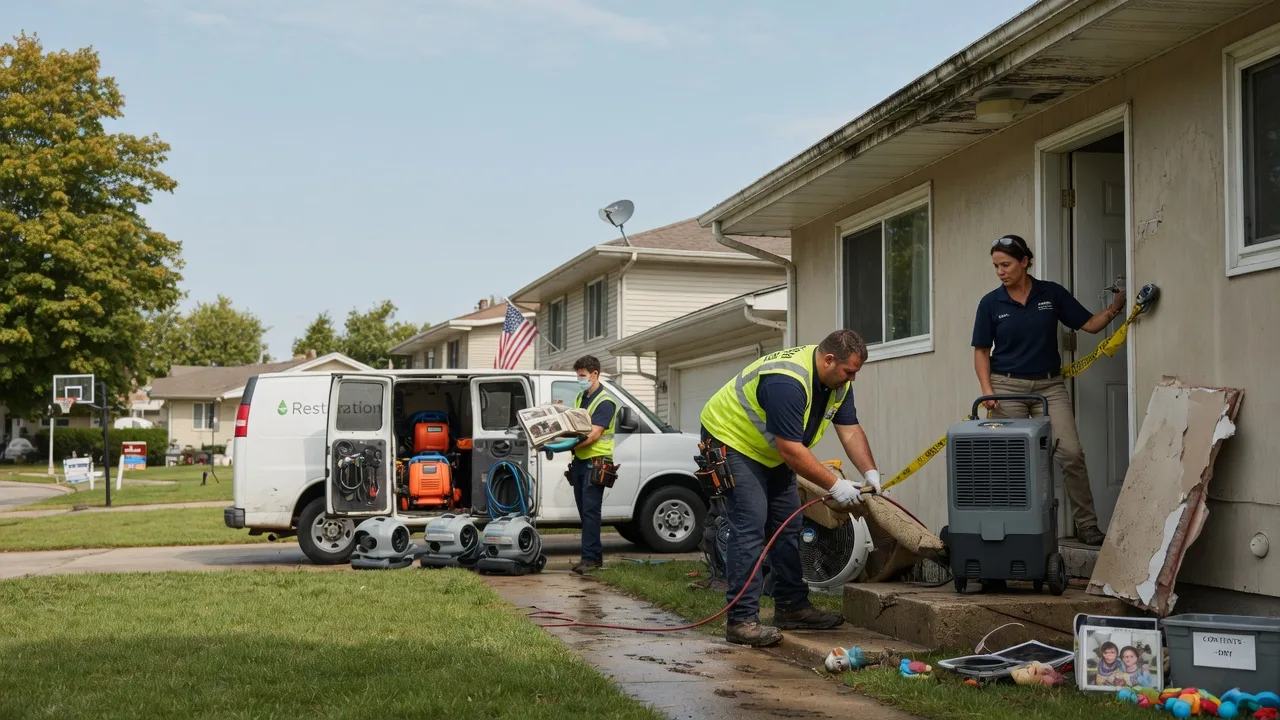 Water Damage Restoration in Meriden, IA near me
